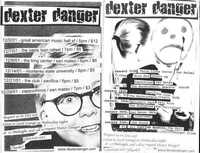 Dexter Danger - 12-1 to 1-21 2001-2002
